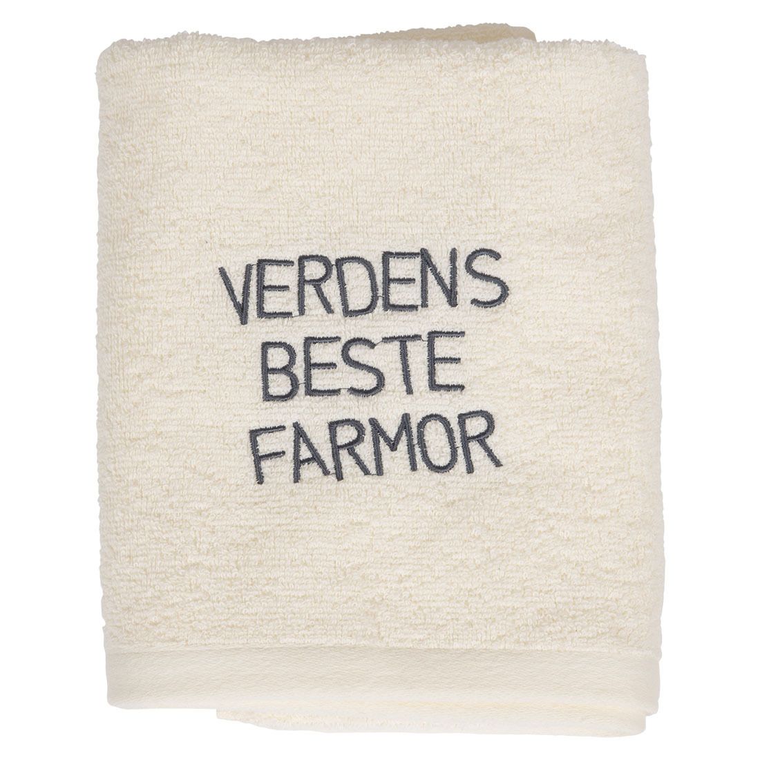 Håndkle med tekst