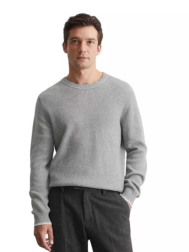 MARC O'POLO Pullover grau