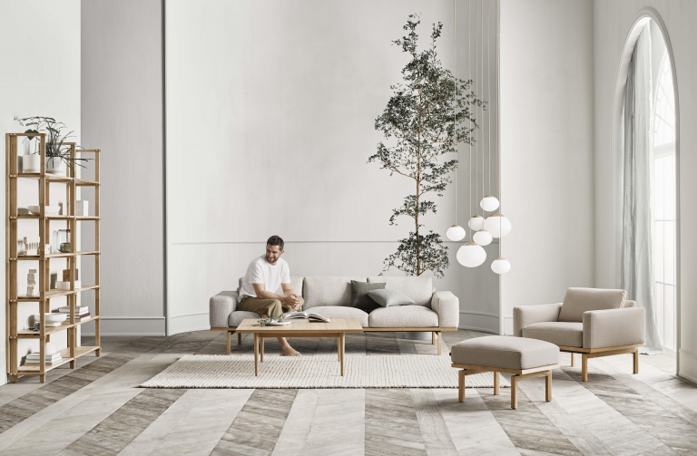 Bolia Elton voetenbank zand