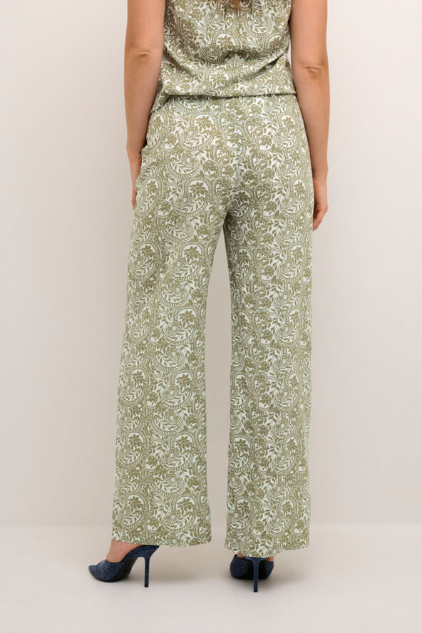 Cream CRTiah Pant Graphic flower print