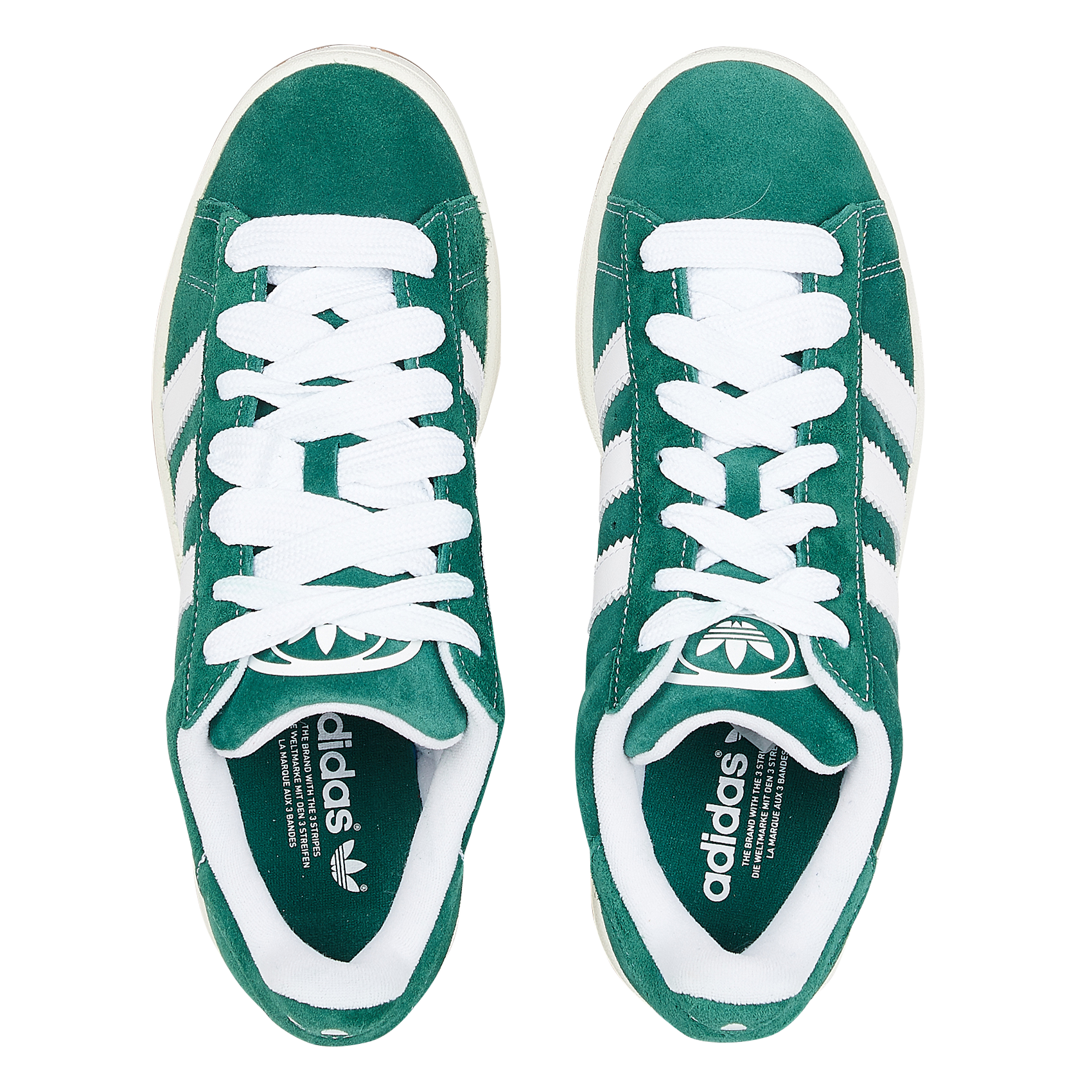CAMPUS 00s - Baskets basses en cuir velours | Vert
