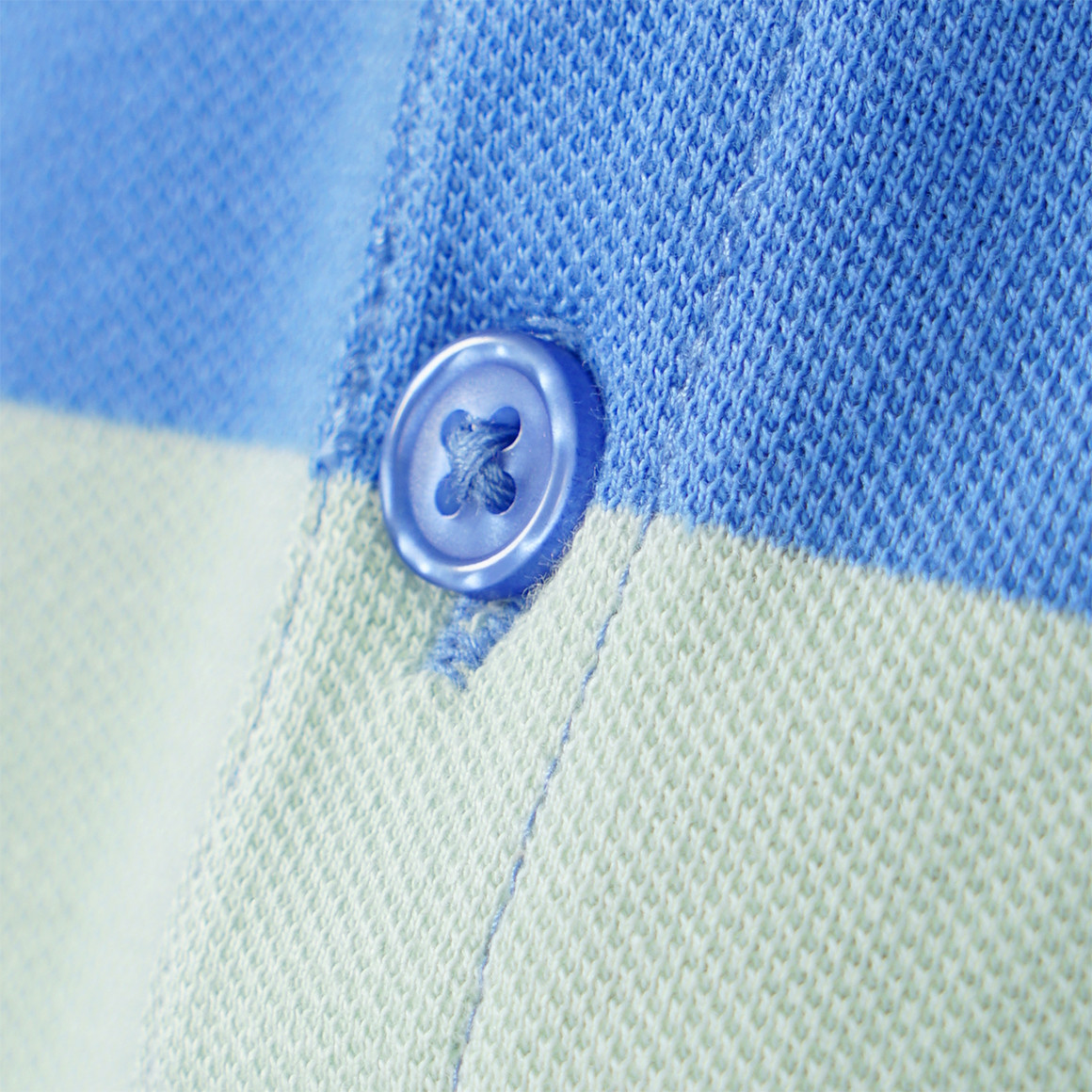 Topolino Jungen Poloshirt mit Streifen hellgrün / blau