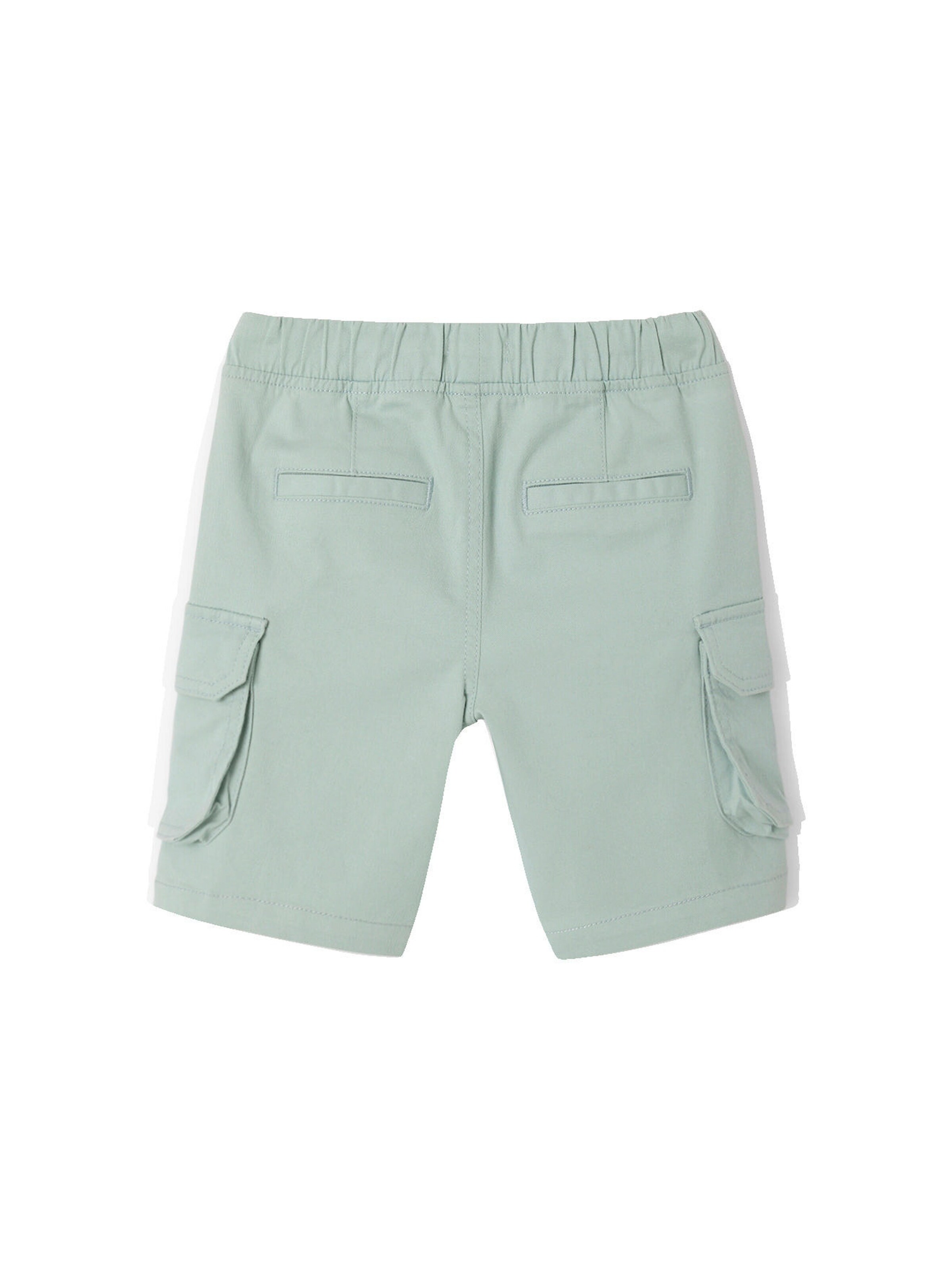 Vertbaudet Jungen Cargoshorts mit Dehnbund mintgrün