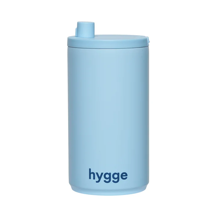Design Letters - Travel Becher, 0.35 l, Hygge / light blue