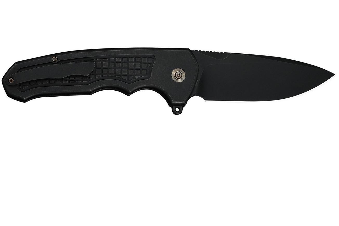 WE Knife Starlash WE23011C-1 Blackwashed Böhler M390, Black Titanium, zakmes