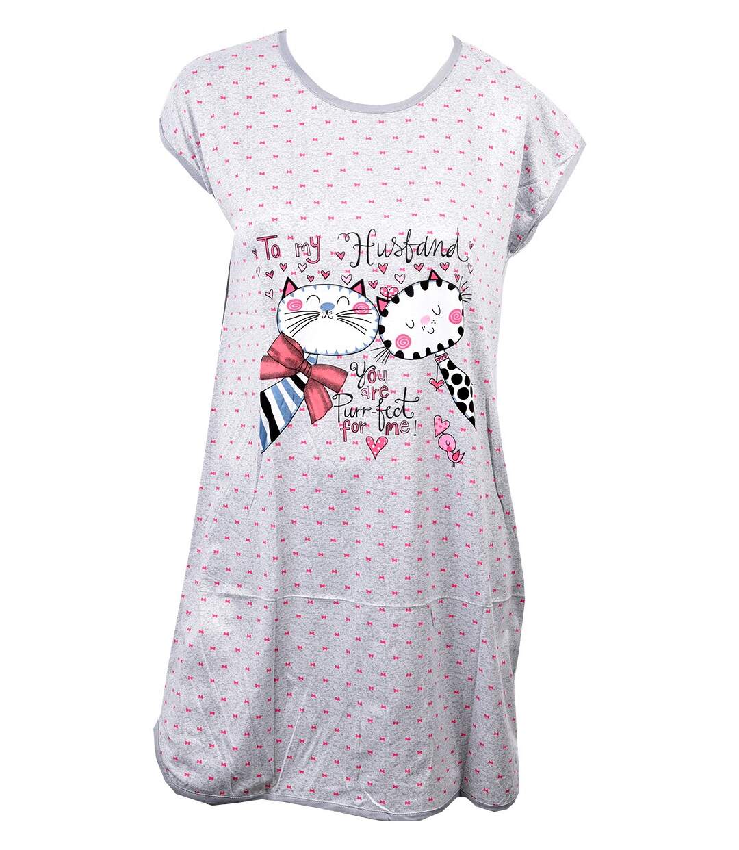 Chemise de nuit femme ECO LINE 2165 GRIS