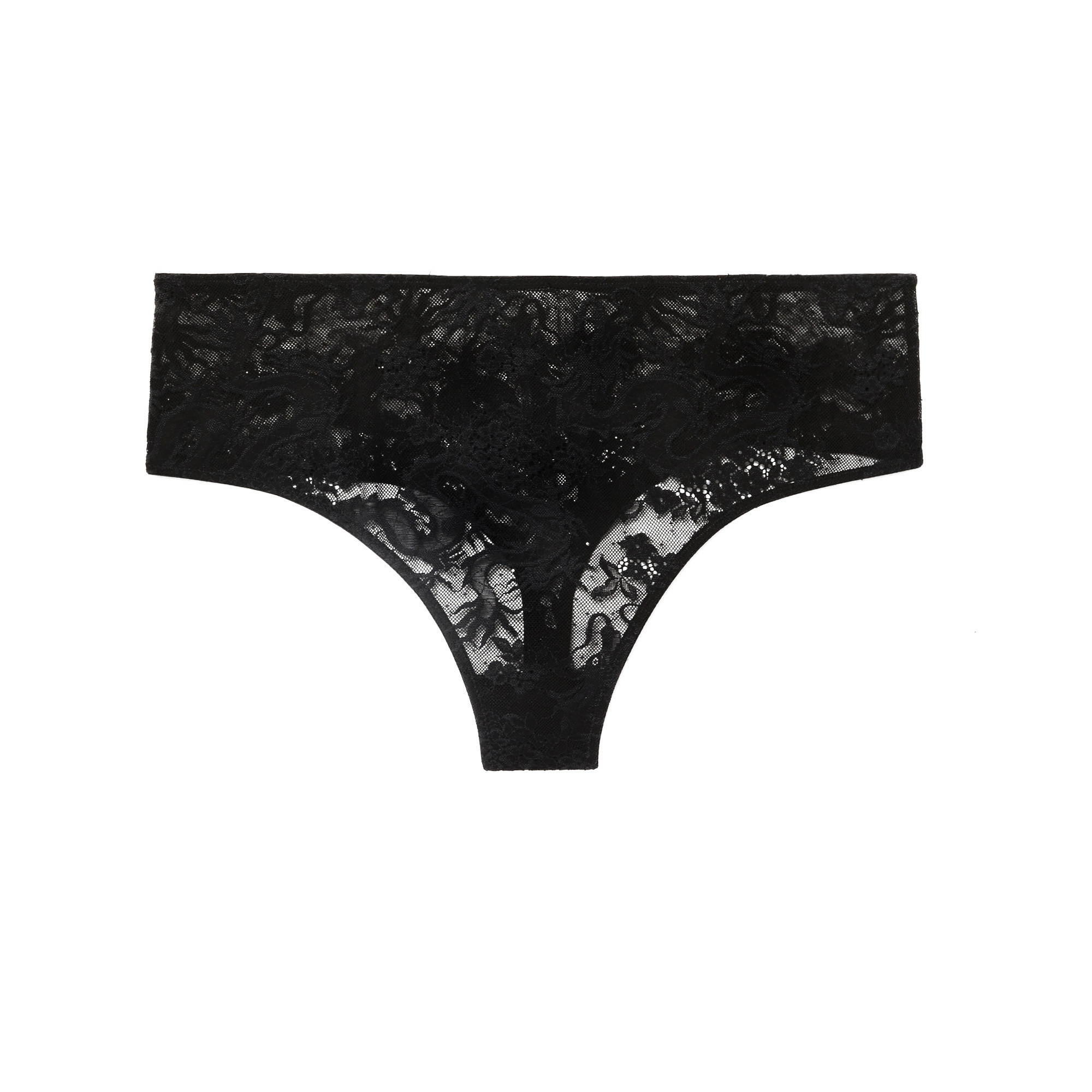 String taille haute en dentelle