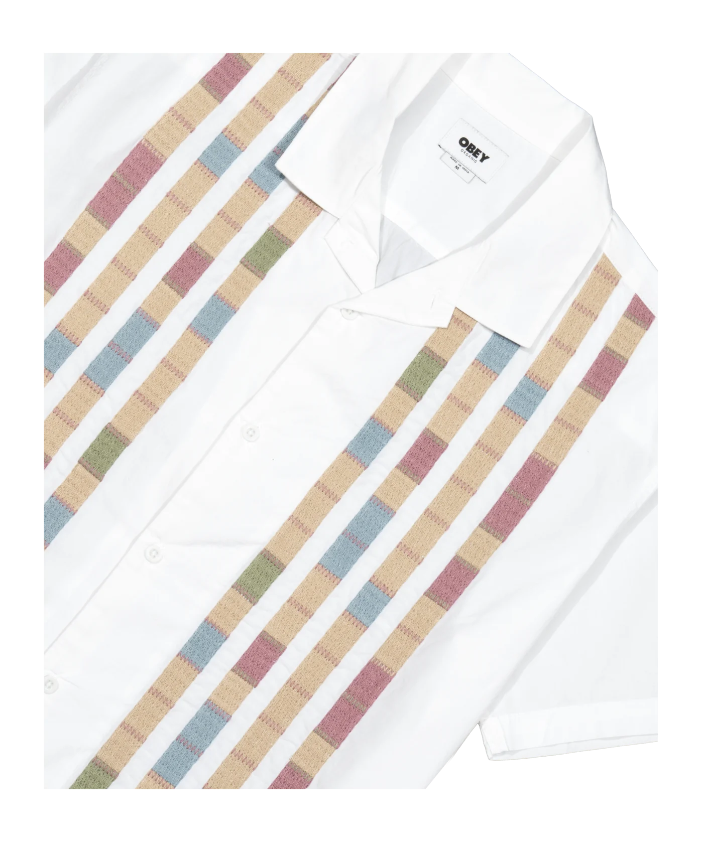 Obey Jules Woven Hemd Weiss