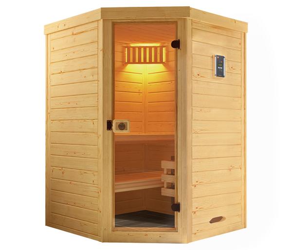 Weka Ecksauna Laukkala mit Glastür, ca.