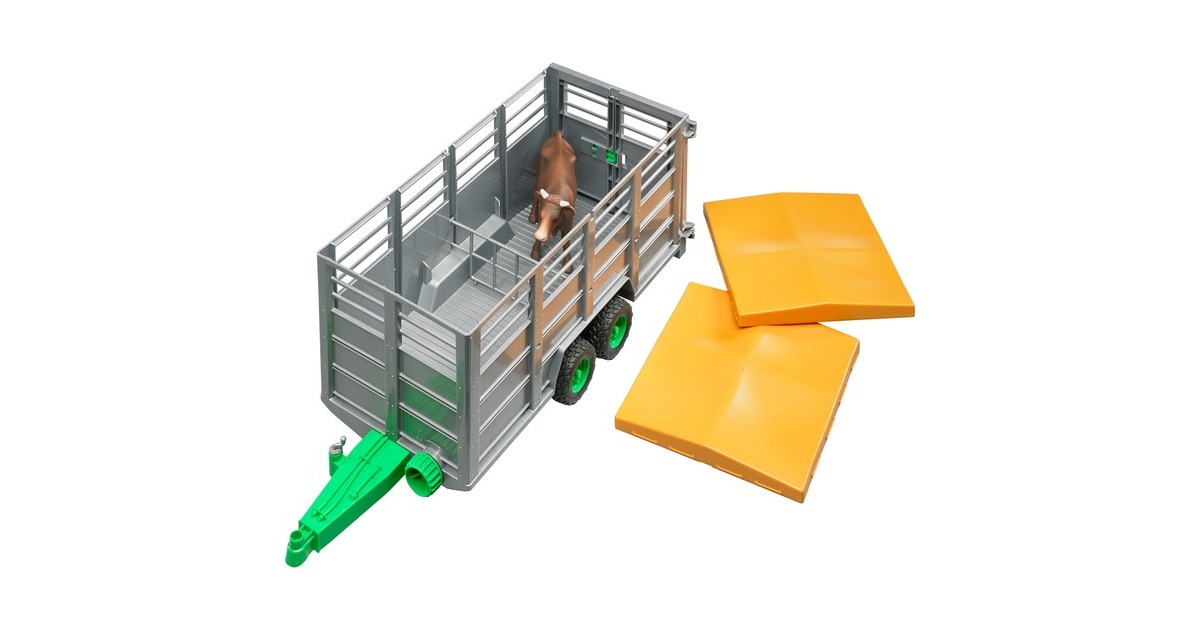 bruderVeewagen met koe Modelvoertuig  (02227)