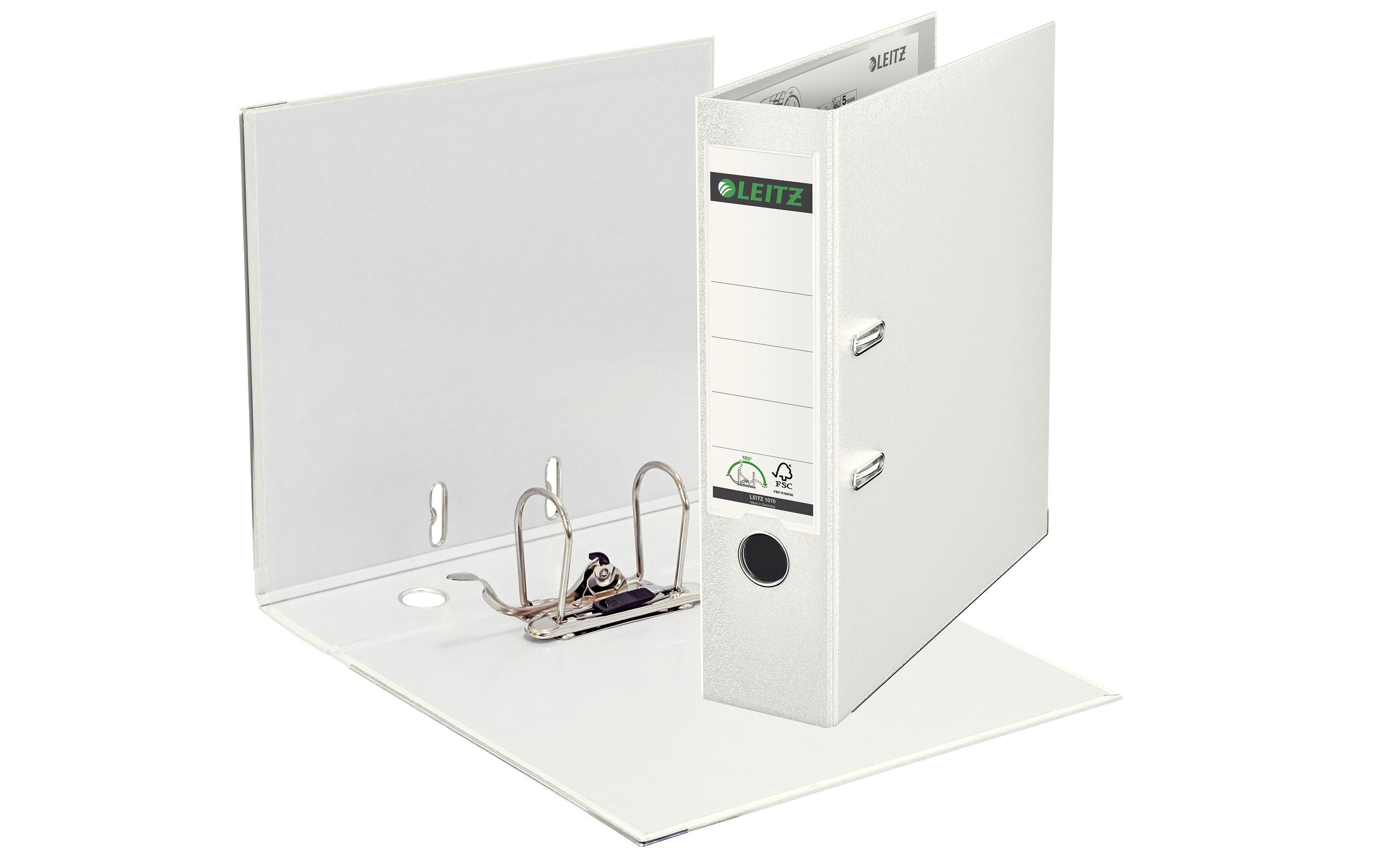 Ordner 180° 8.1 cm, WeissBreiter Aktenordner
