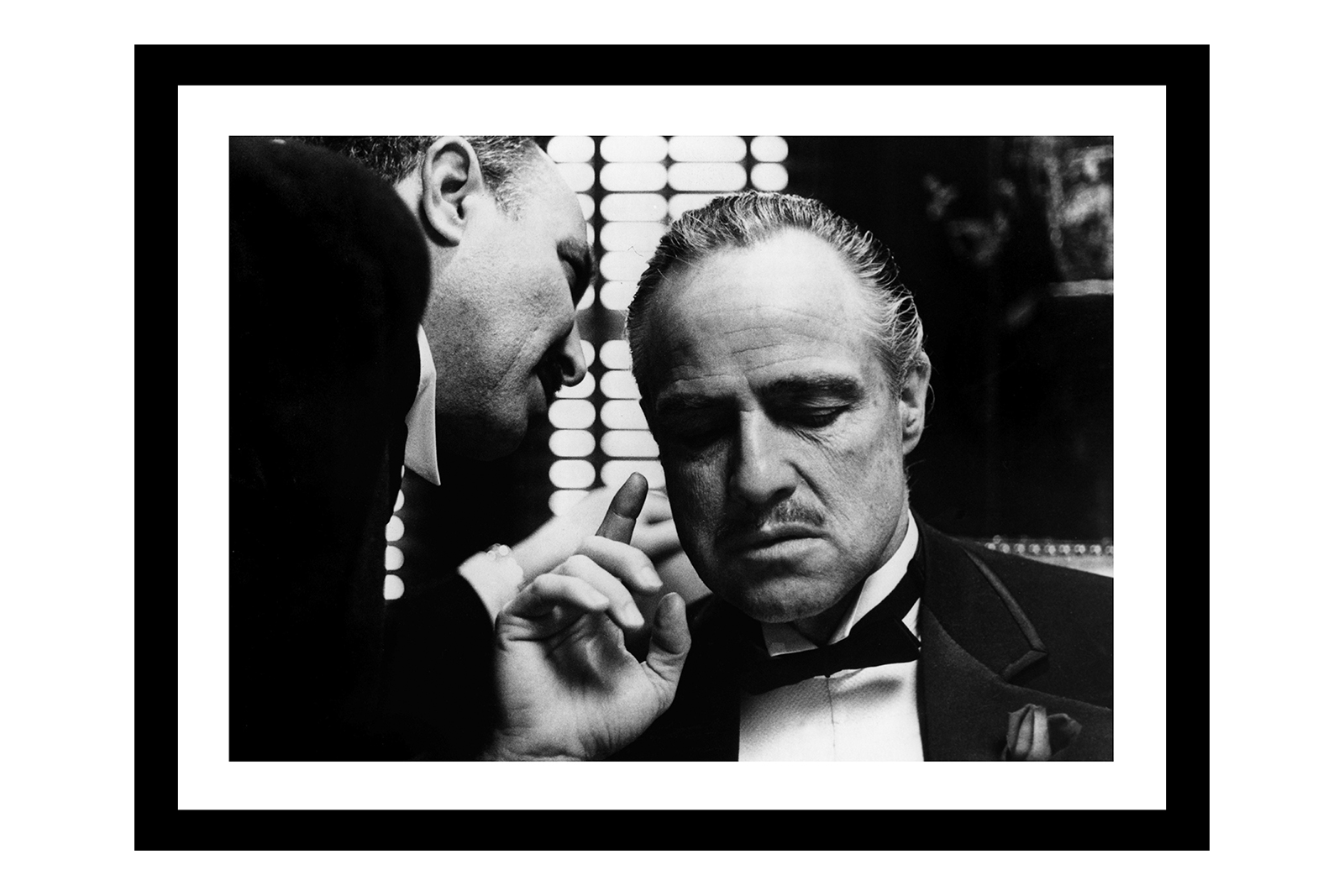 Iconic bilde VII Sort-hvitt fotoprint med sort ramme. 60x80 cm