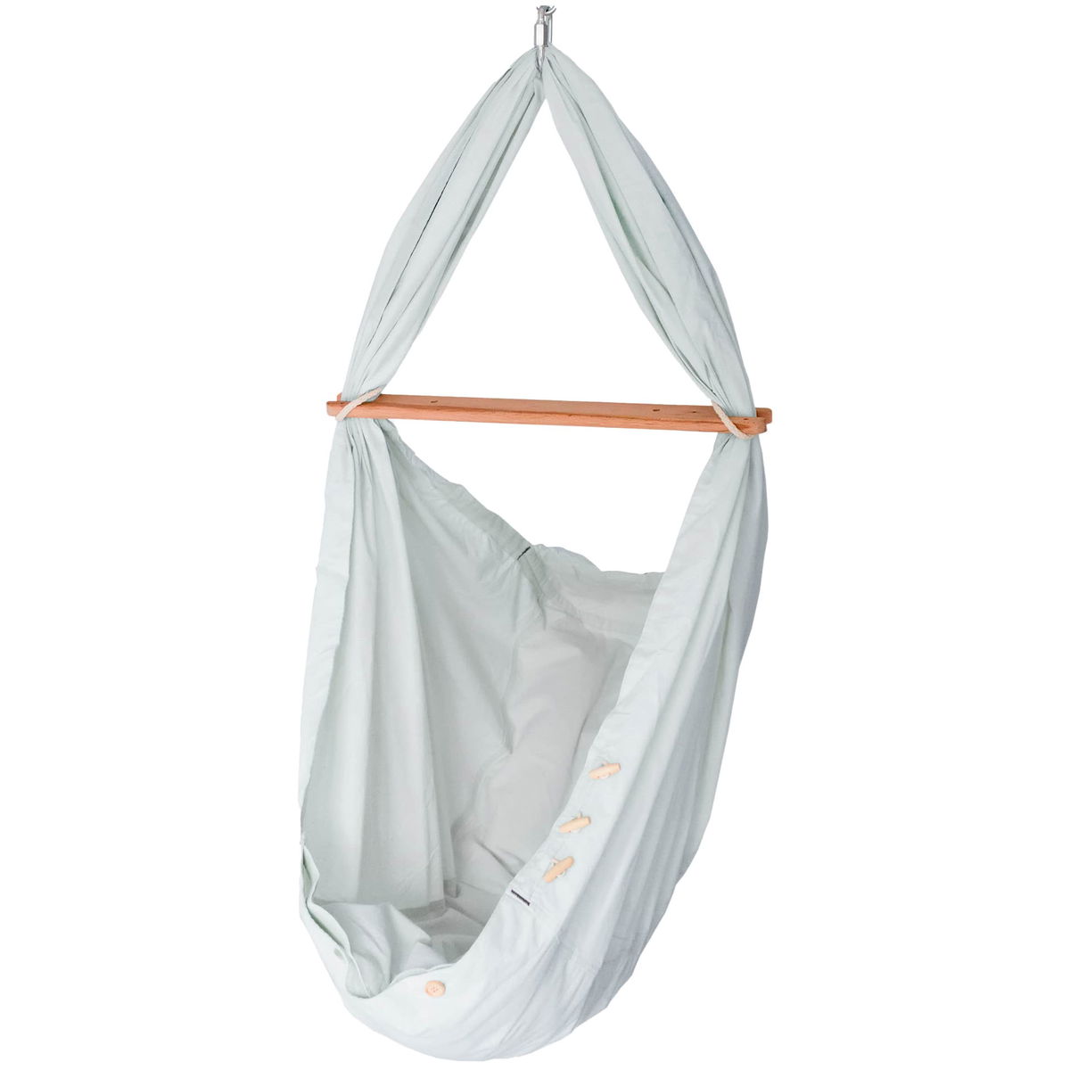 SCHMUSEWOLKESCHMUSEWOLKE   Türklammer mit Bio Federwiege air grey Synthetisch