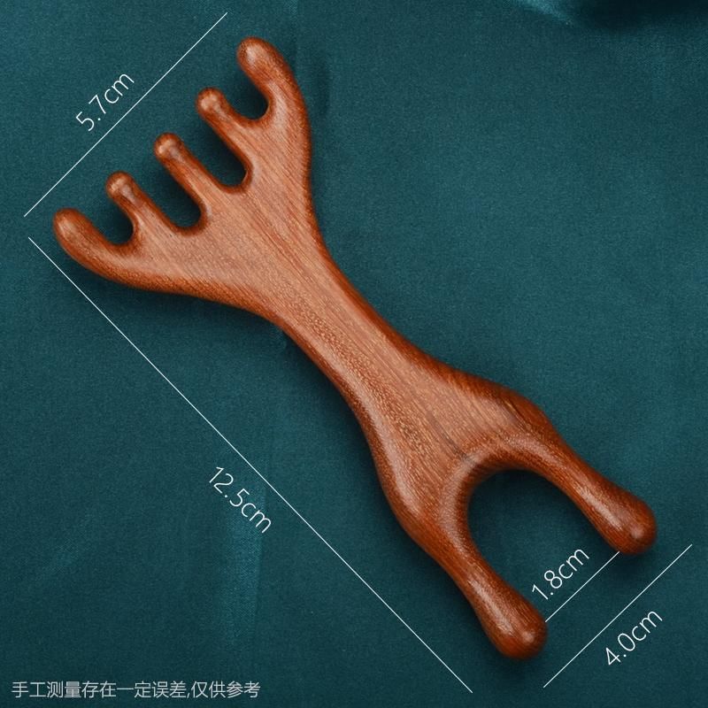 Porcini - Houten Hoofdhuid Massager