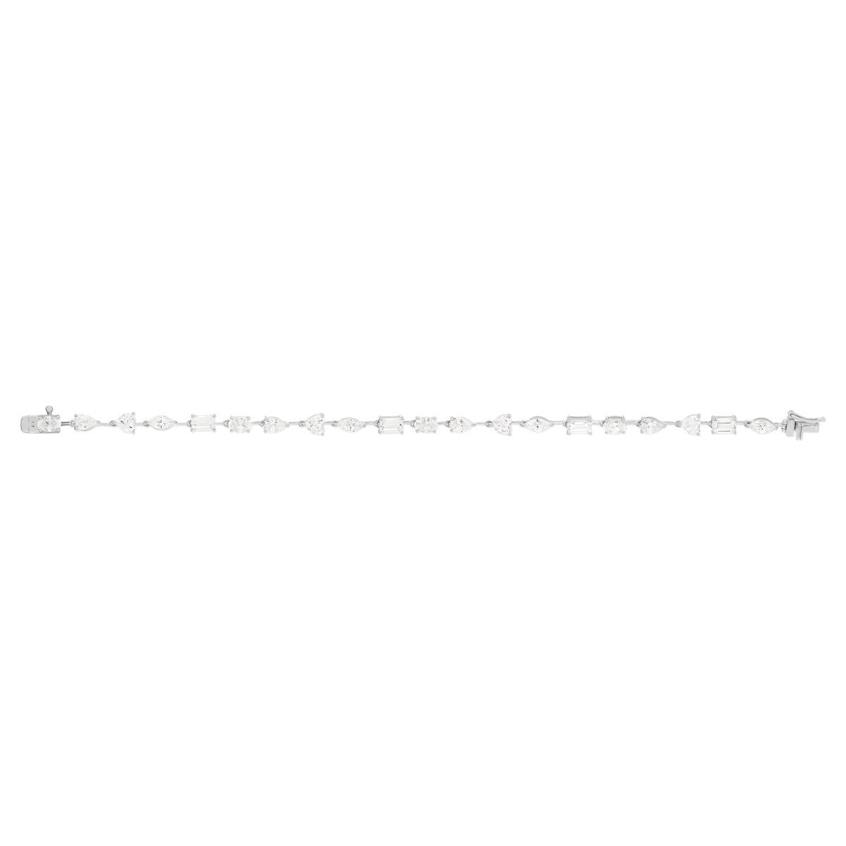 Bracelet argent 925 zirconias 19 cm