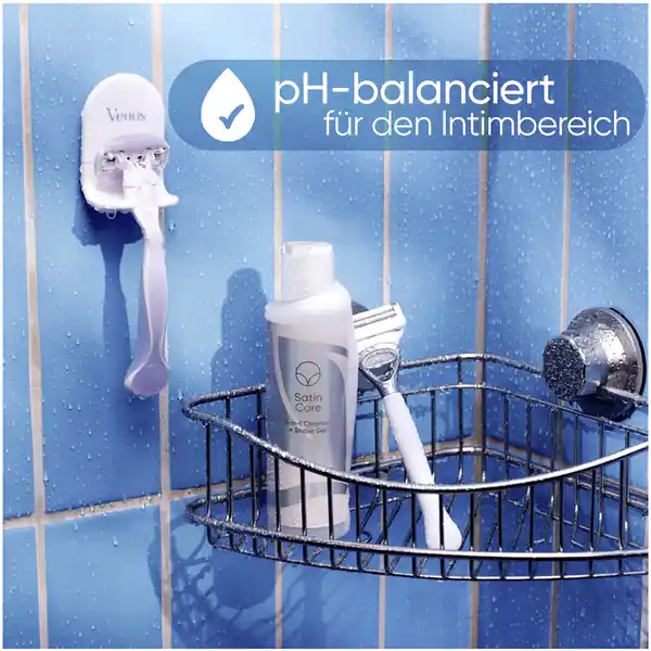Satin Care 2in1 Reinigungs- & Rasiergel für den Intimbereich