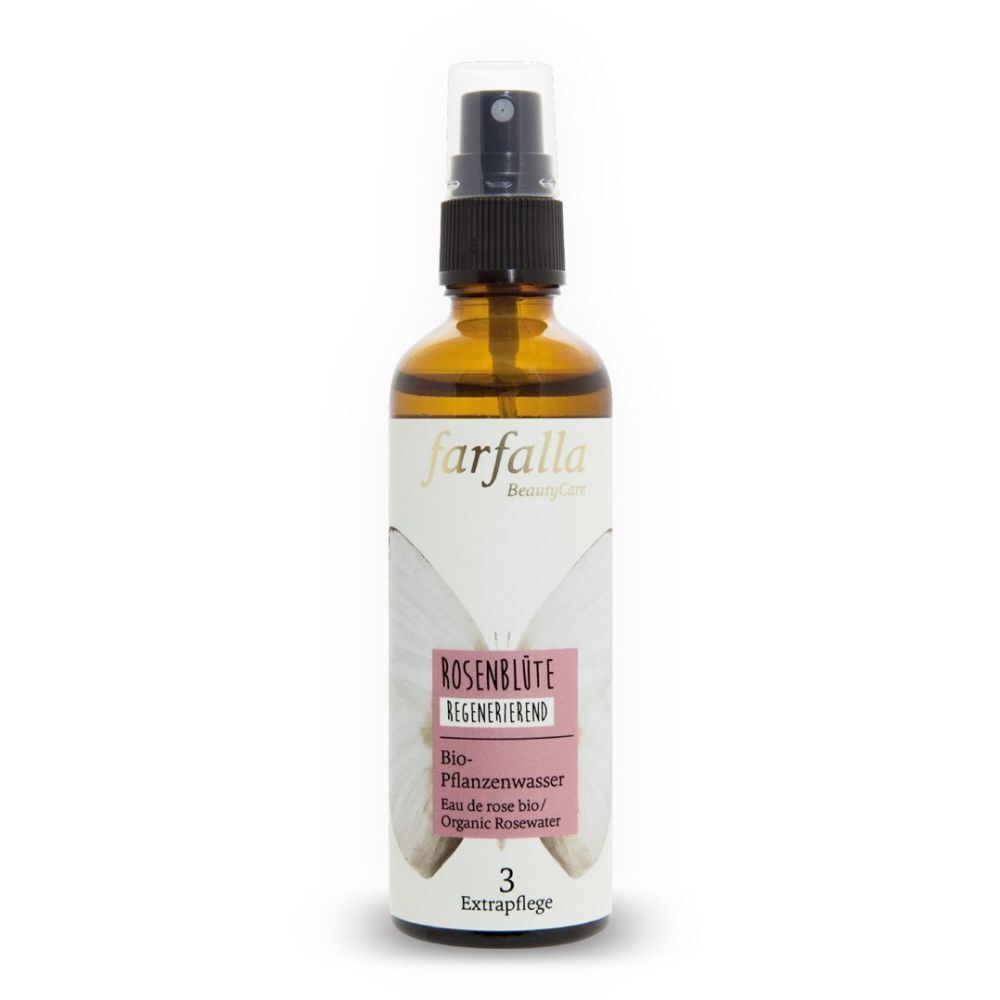 farfalla Rosenblüte Bio- Pflanzenwasser 75ml