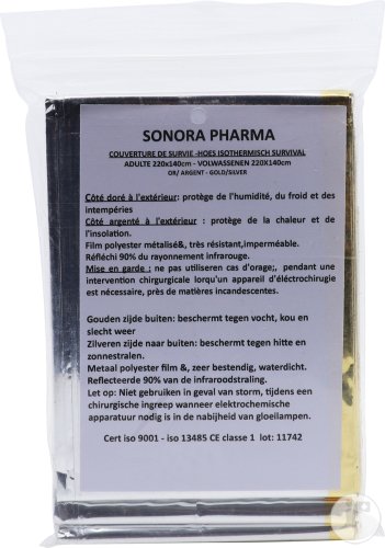 Sonora Couverture De Survie Isothermique 220x140cm Pièce 1