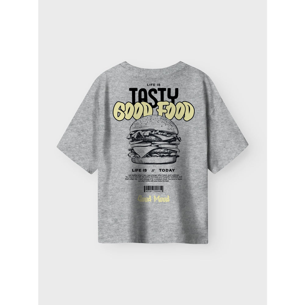 Køb Name It Grey Melange Tibilbo T-Shirt