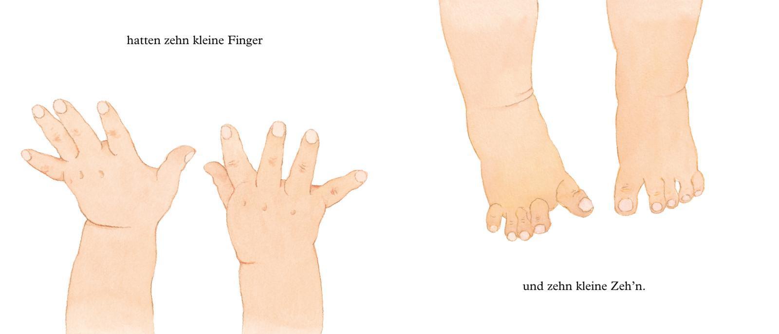 Zehn kleine Finger und zehn kleine Zeh'n