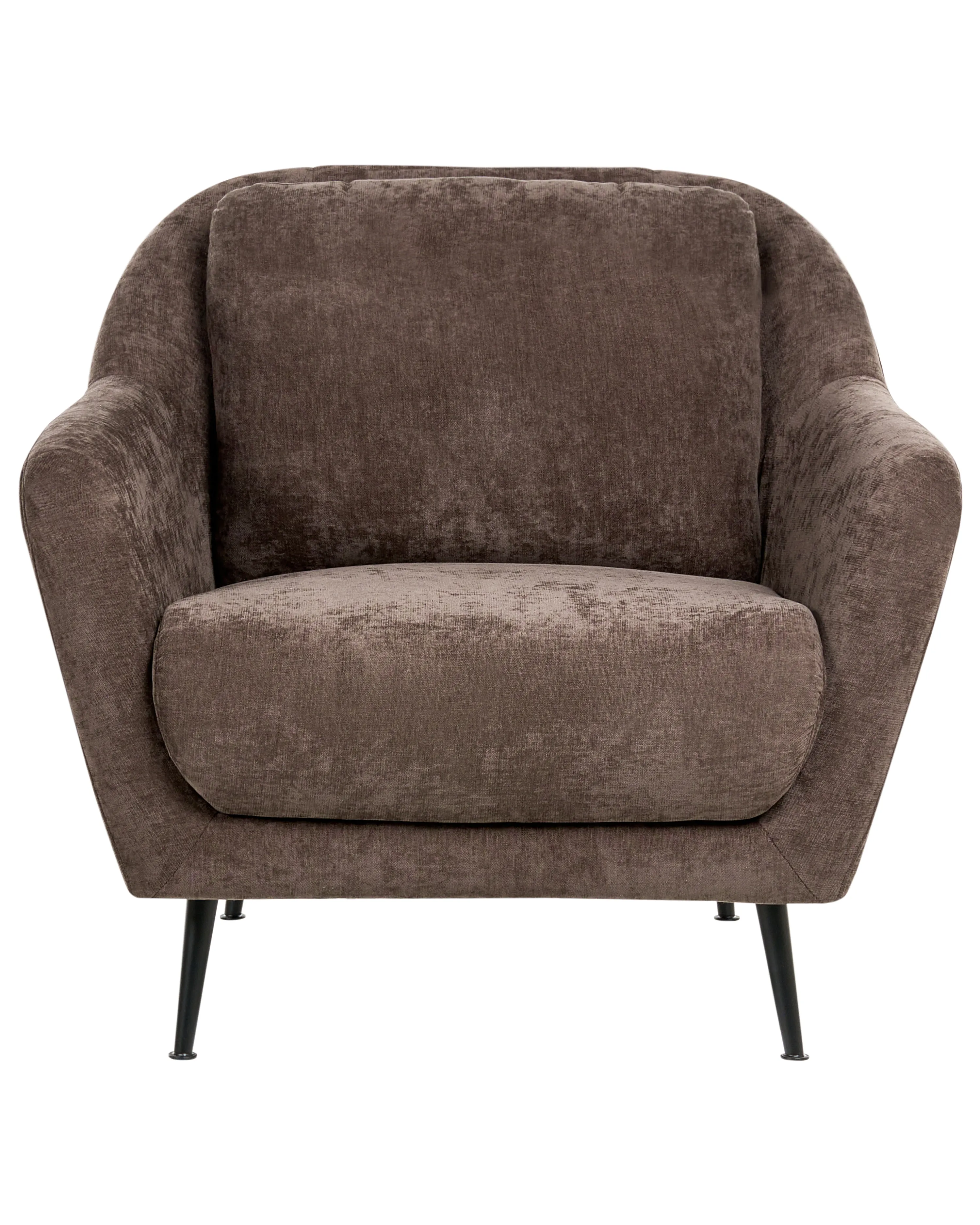 Bankenset 3-zits EIBY Chenille Donkerbruin