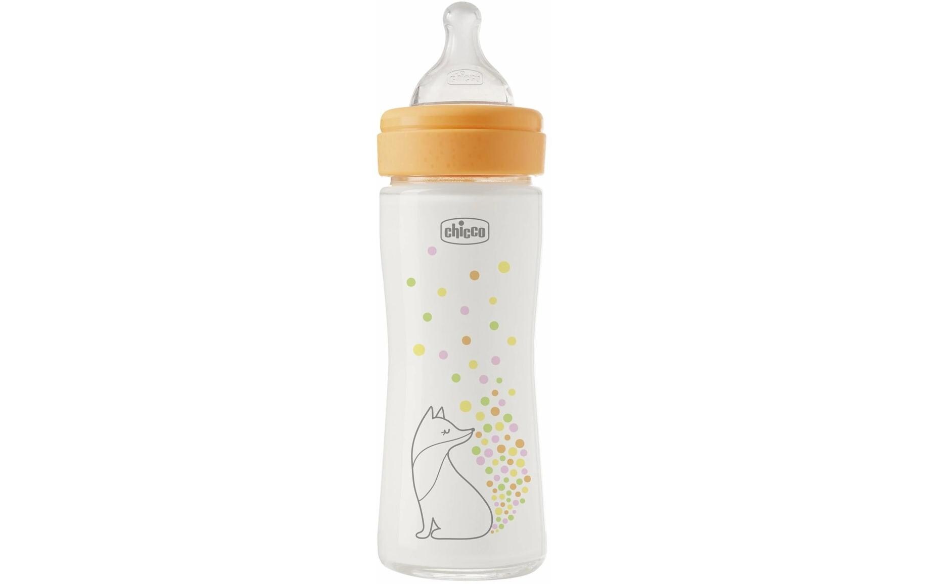 Glasflasche Perfect Easy 240 mlBabyfläschchen mit Silikonsauger