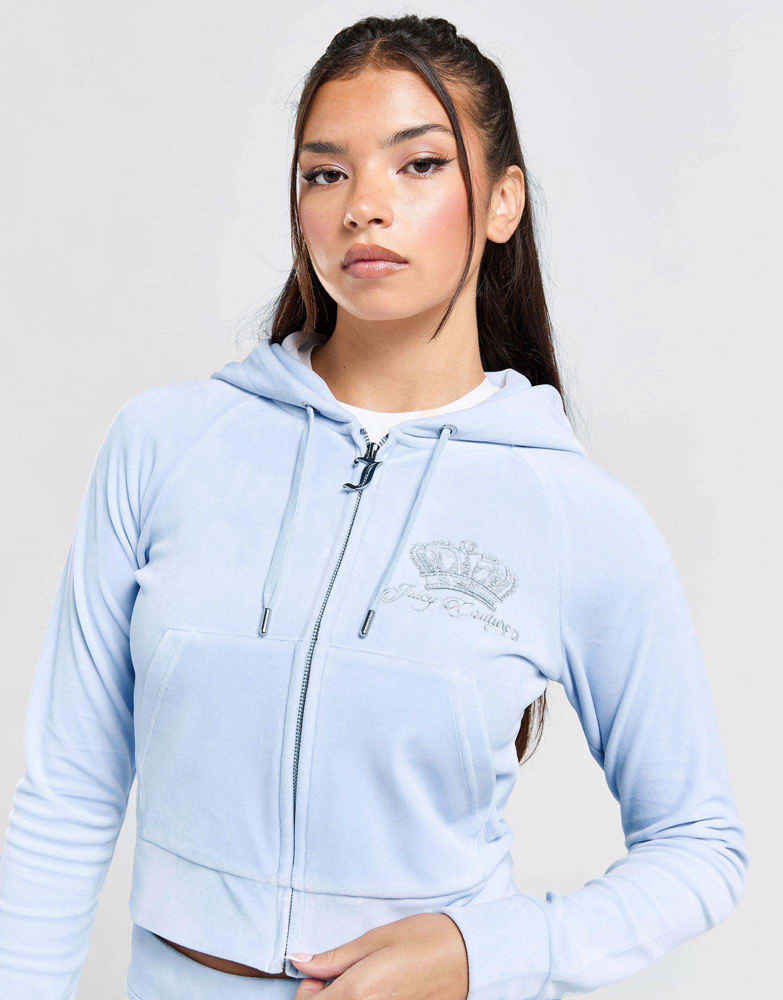JUICY COUTURE Sweat à Capuche Zippé OG Velours Zippé Femme
