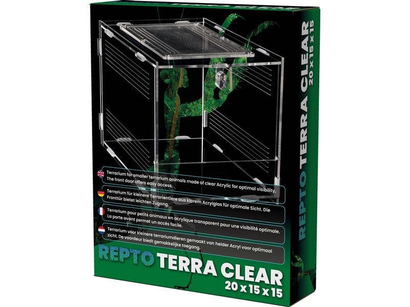 Repto Terrarium Plexi, 20 x 15 x 15 cm Terrarium für kleinere Terrarientiere
