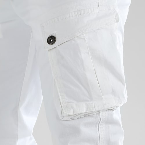 Pantalon Cargo 0368 Blanc