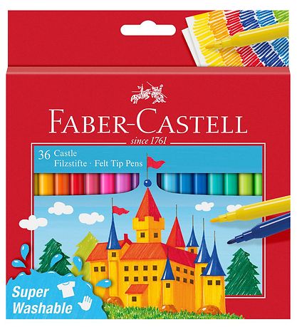 Faber-Castell Tuscher - B?rn - 36 stk - Multifarvet