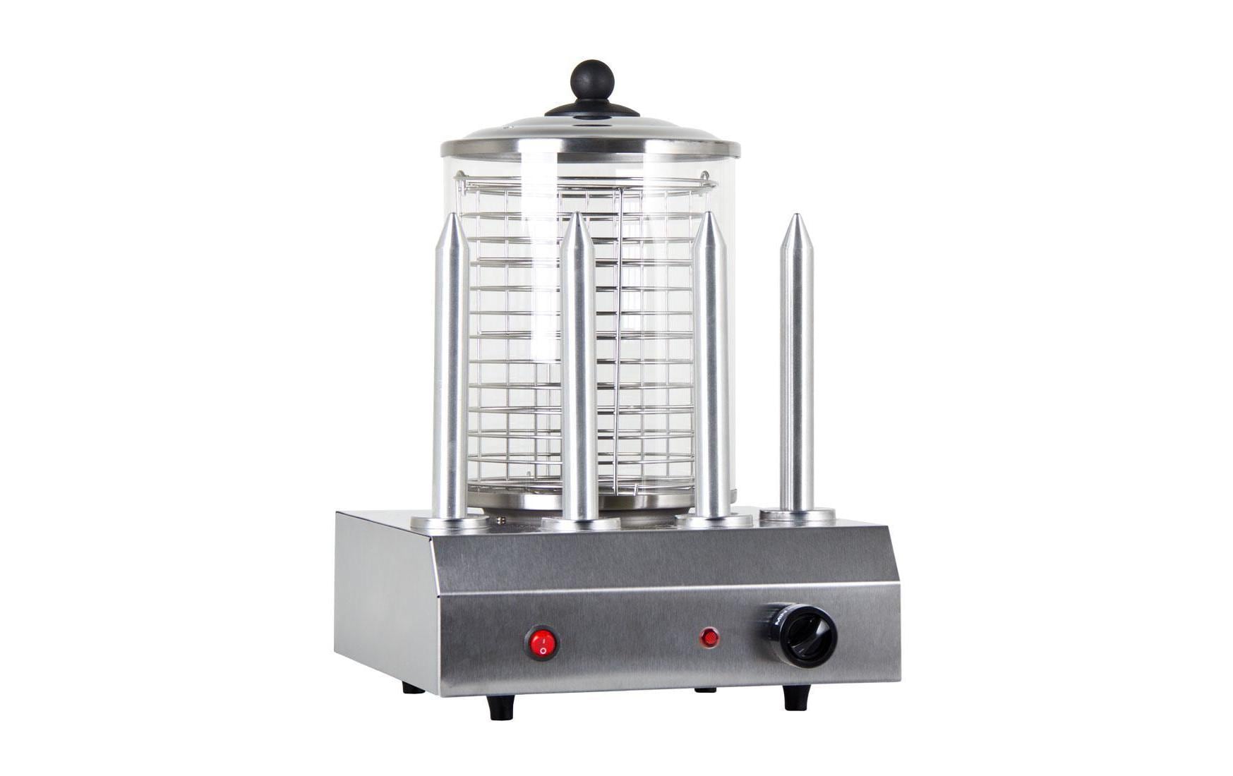 Hot Dog Maschine Weber HD104 mit 4 Spiessen<br>Hotdog-Gerät
