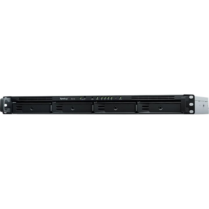 Synology RX418 boîtier de disques 0 To Rack (1 U) Noir, Gris