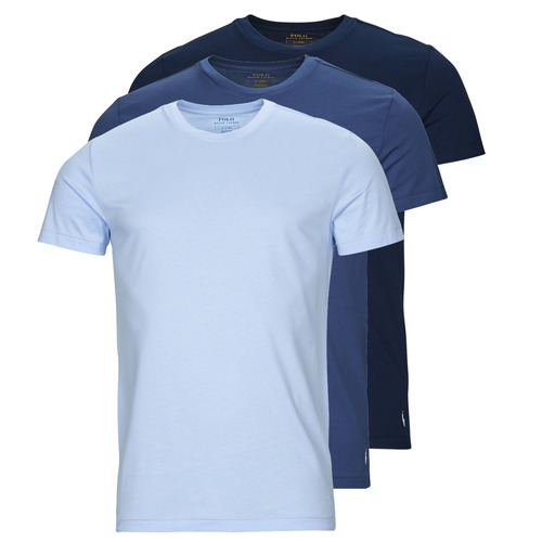Polo Ralph Lauren - 3 PACK CREW UNDERSHIRT Azul / Marino / Azul / Celeste