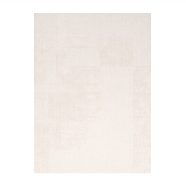 Wollen vloerkleed - Giselle Abstract Wit