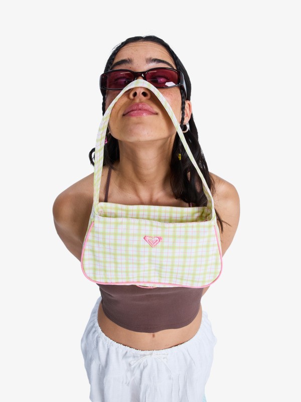 Roxy Swell Purse Sac porté épaule en toile Blanc Femme