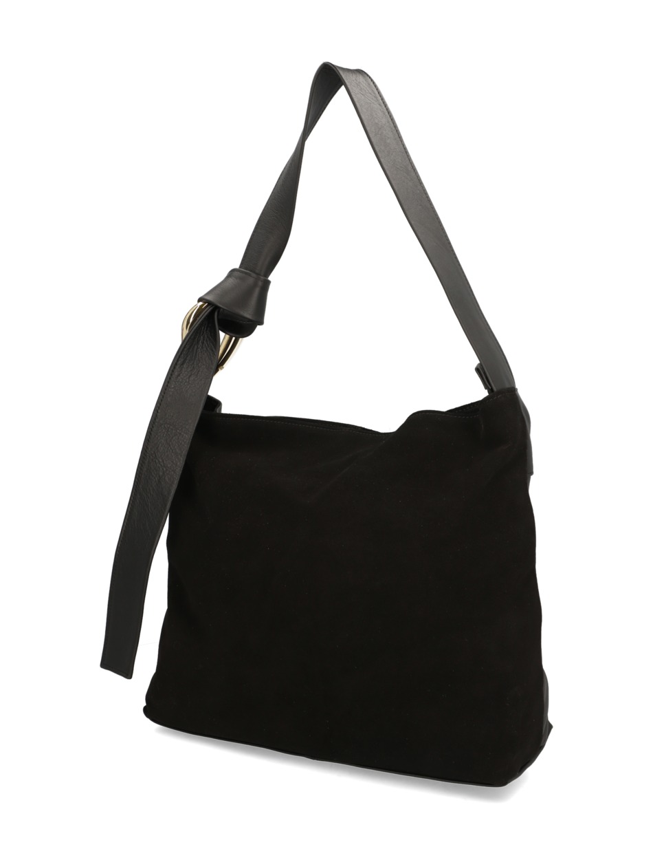 Glattleder Hobo Bag
