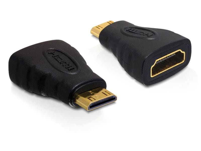 Delock Konverter Mini-HDMI – HDMI Schwarz HDMI Adapter