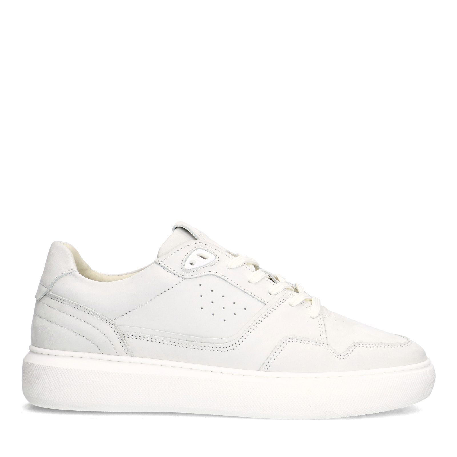 Witte nubuck sneakers