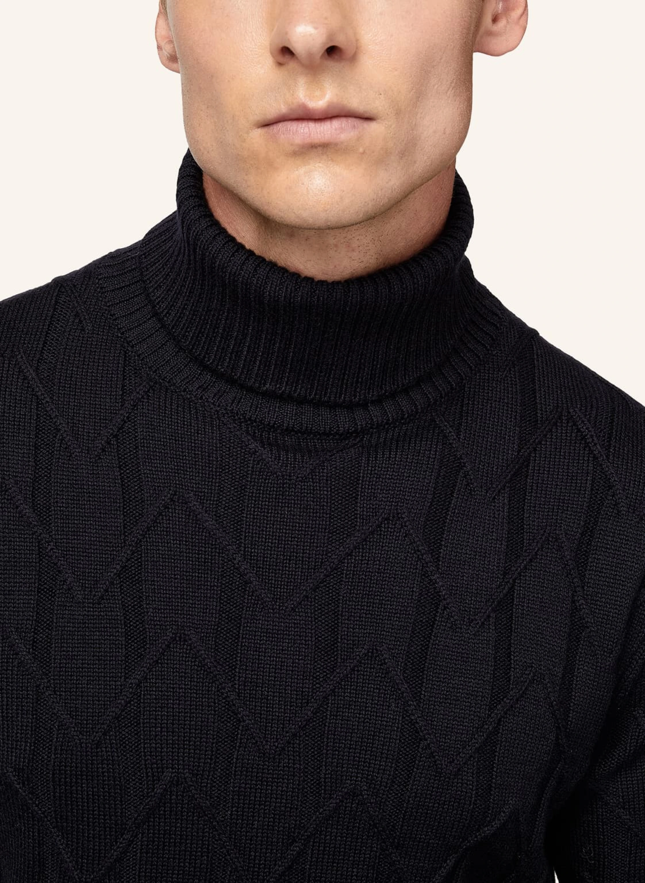 BOGGI MILANO Rollkragenpullover