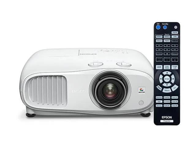Epson EH-TW7000 - 3LCD-projektor - 3D - 3000 lumen (hvid) - 3000 lumen (farve) - 3840 x 2160 (2 x 1920 x 1080) - 16:9 - 4K - hvid