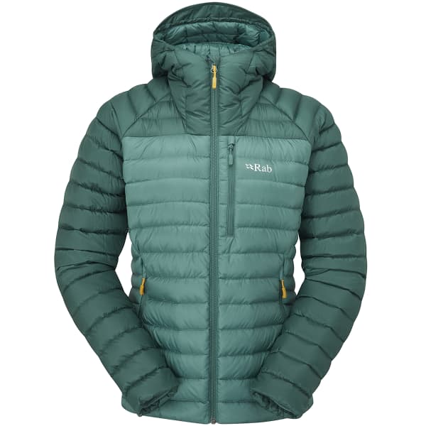 Doudoune randonnée RAB MICROLIGHT ALPINE JACKET W GREEN SLATE/EUCALYPTUS