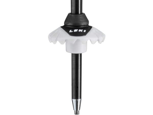 LEKI Hot SHOT S, Skirenn, 135 cm, Voksen, Unisex, Sort, Lysegrå, Aluminium