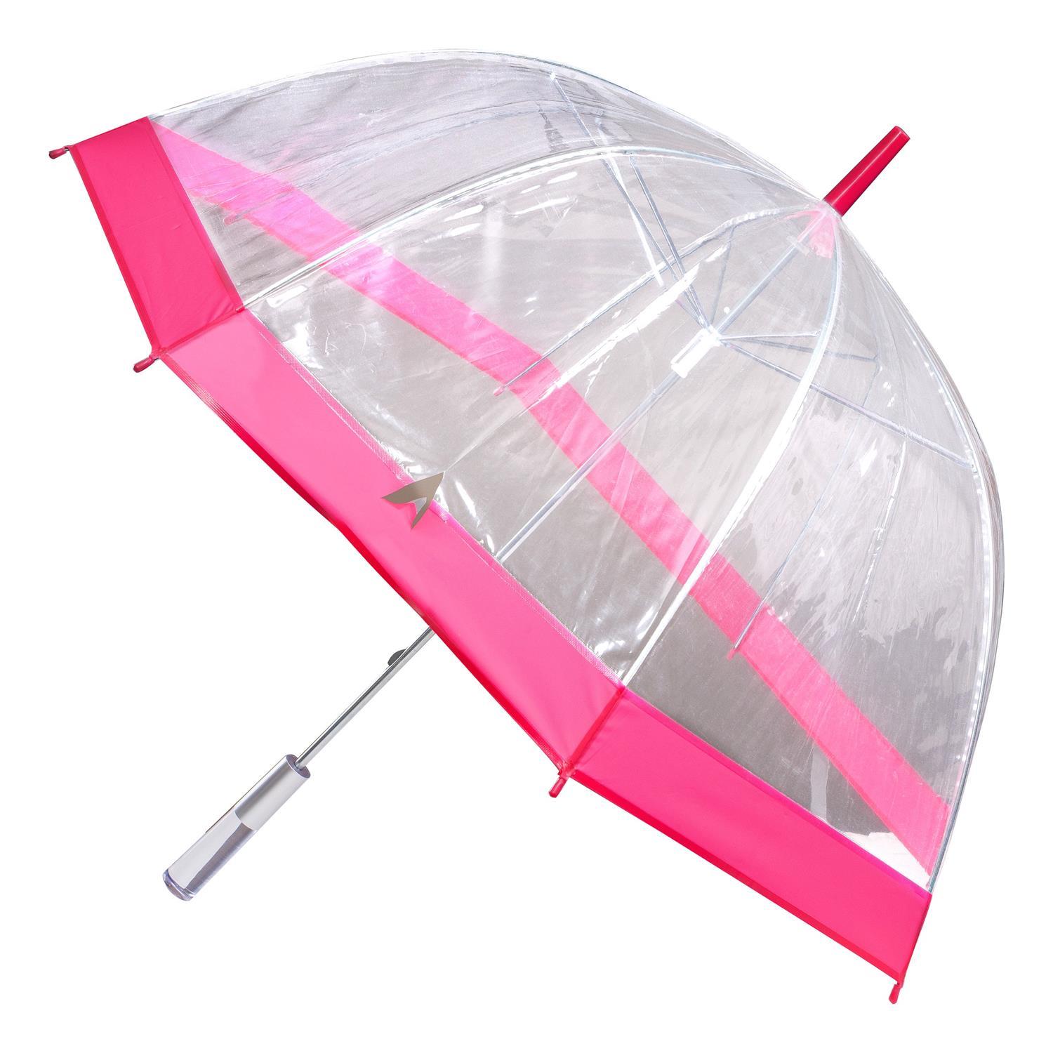 PARAPLUIE LONG DOME TRANSPARENT 80CM