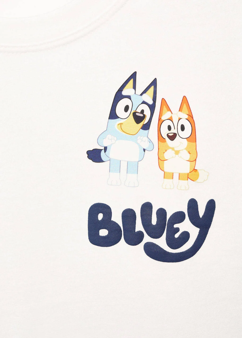 Mango Kids Bluey pyjama donkerblauw/wit