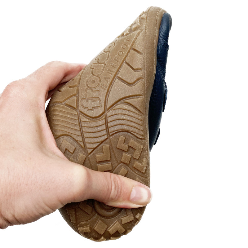 Froddo Froddo Barefoot Sandales Deux Scratchs Bleu Jeans