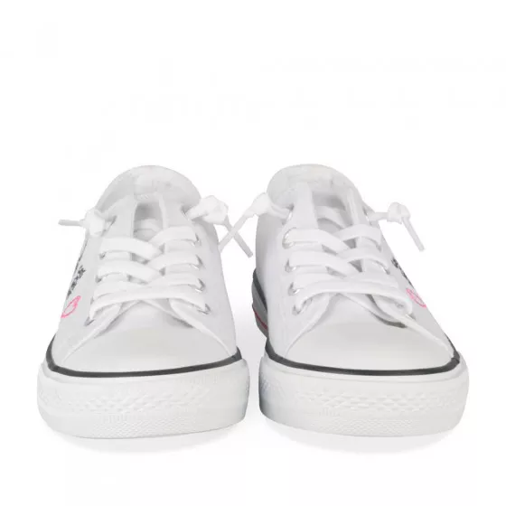 Baskets BLANC LOVELY SKULL