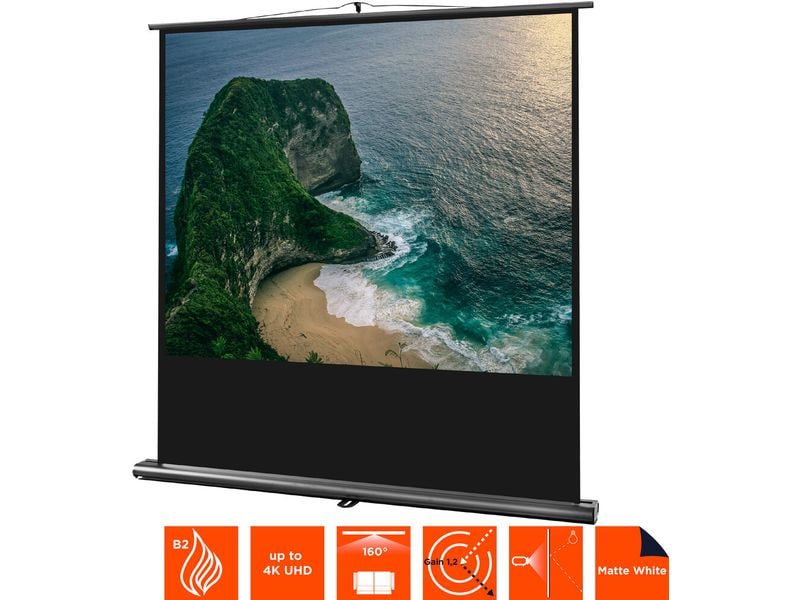 Celexon Mobile Leinwand Ultramobil Pro 180x135cm 4:3 Pull-Up Leinwand