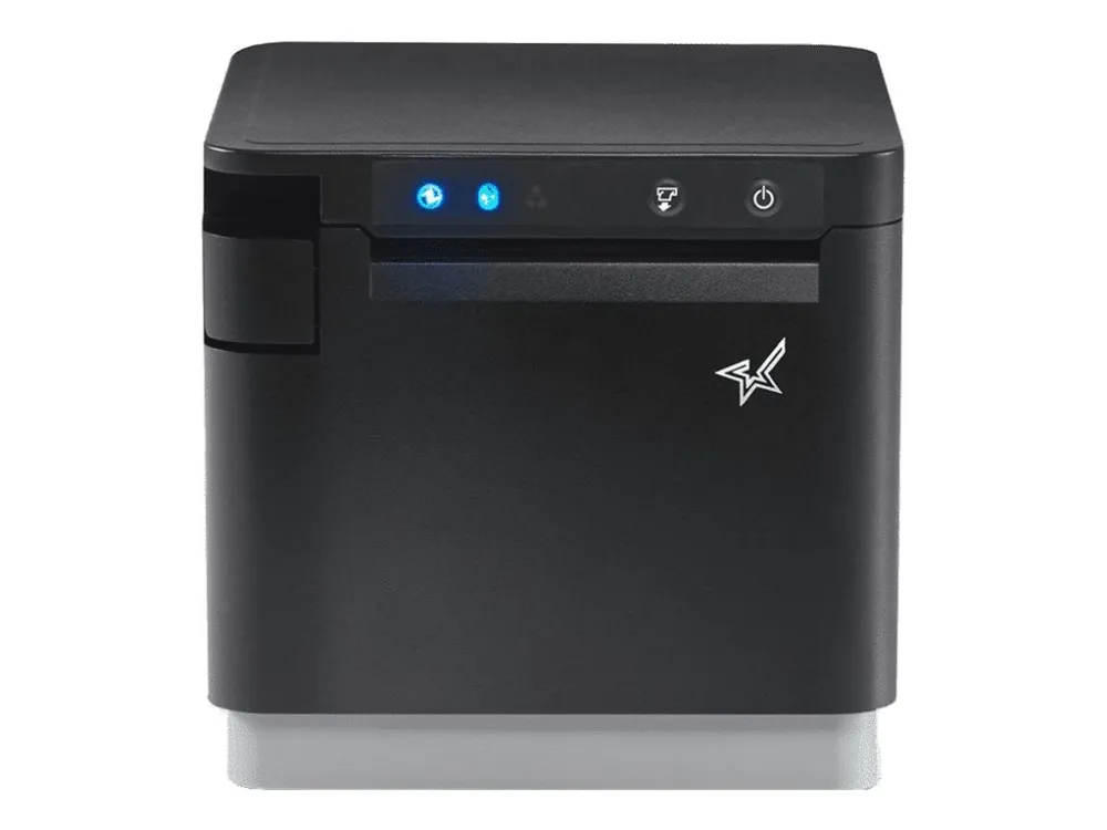 Star mC-Print3 MCP31CBI - Kvitteringsprinter - direkte termisk - Rulle (8 cm) - 203 dpi - op til 400 mm/sek. - USB-C, LAN, Bluetooth, USB vært - skærer - sort