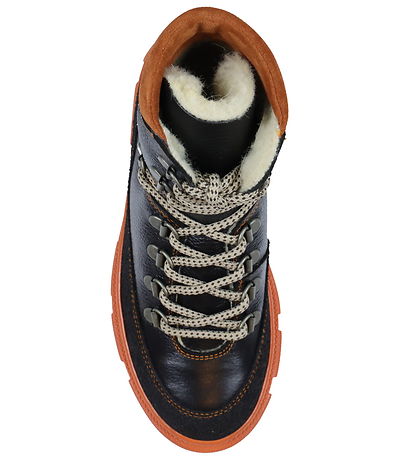 Angulus Winterstiefel - Black/Terracota