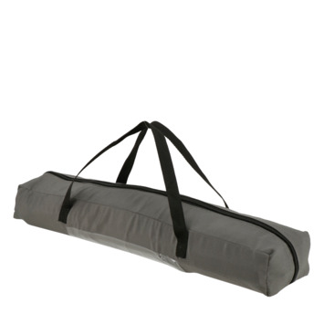 Livin' outdoor schaduwdoek driehoek antraciet met stok 360 x 360 cm